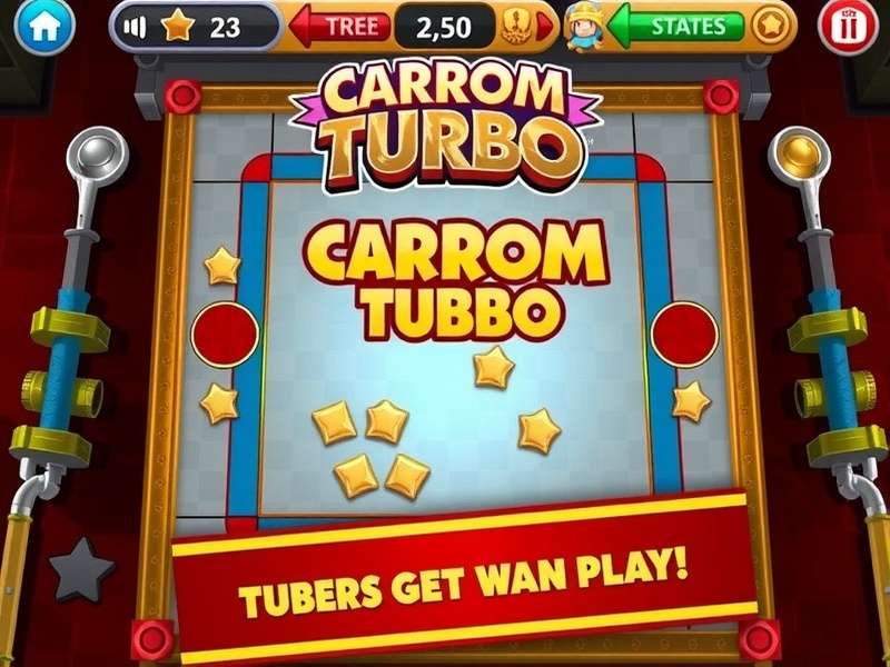 Carrom Turbo Adventure King Game Screenshot